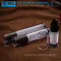 ZB-LQ Series 15ml 30ml 40ml special spiral tube interested round plastic double wall airless bottles